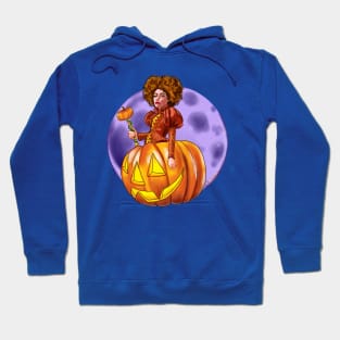 Victorian Enchantress of the Pumpkin Realm Hoodie